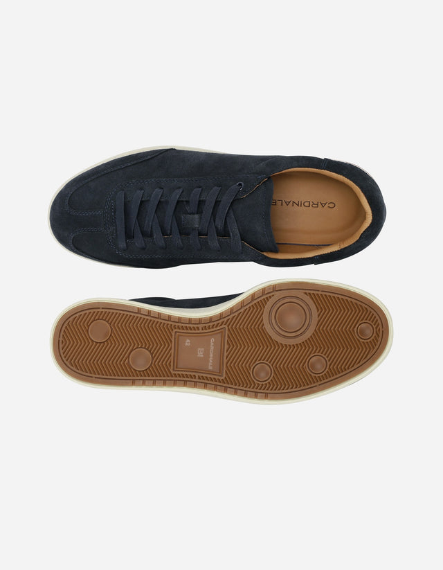 Zapatilla Urbana Hombre Cuero After Azul