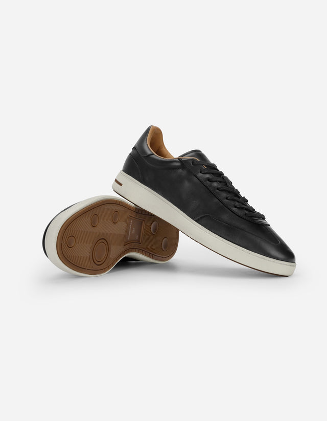 Zapatilla Urbana Hombre Cuero After Negro