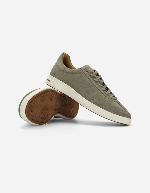 Zapatilla Urbana Hombre Cuero After Taupé