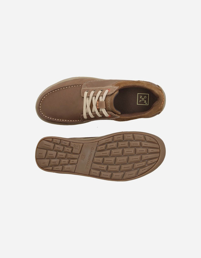 Zapatos Hombre Cuero Arno-0-01-Gris