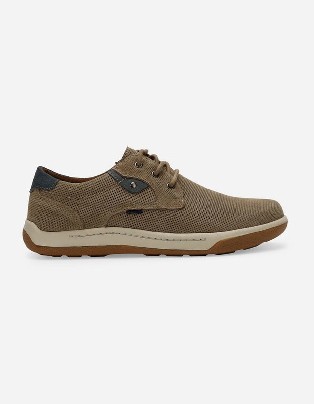 Zapatos Hombre Cordones Cuero Arno-0-11 Taupé