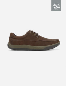 Zapato Casual Hombre Cuero 24 Flex Arno Café