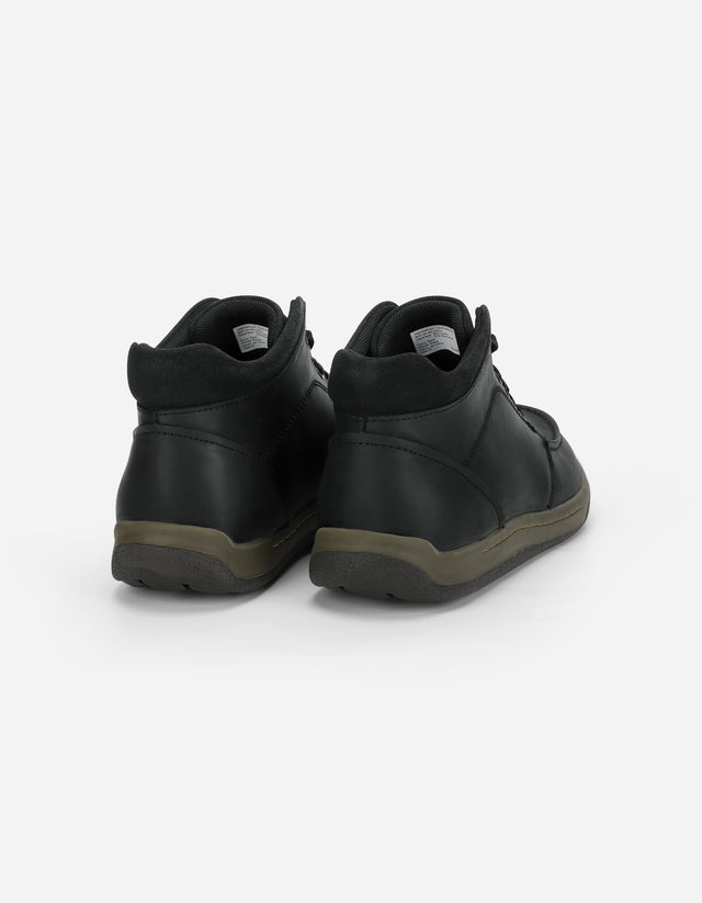 Botines 24 Flex Casual Hombre Cuero Arno Negro