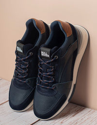 Bullboxer Zapatillas Hombre Cuero Asaph-0-70 Azul