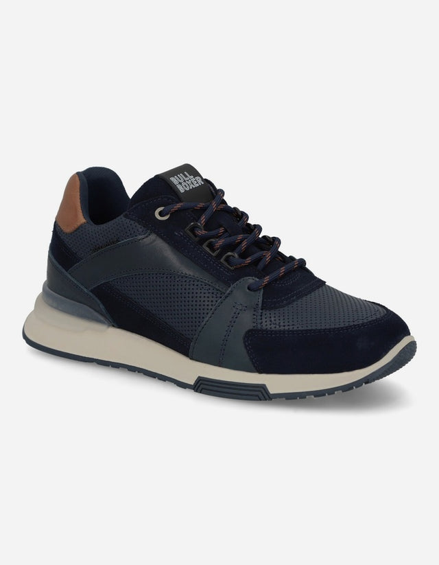 Bullboxer Zapatillas Hombre Cuero Asaph-0-70 Azul