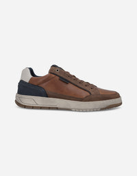 Zapatillas Urbanas Hombre Cuero Axis-0-14 Brandy Bullboxer