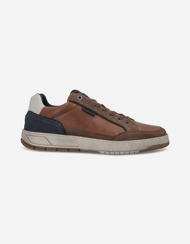 Zapatillas Urbanas Hombre Cuero Axis-0-14 Brandy Bullboxer