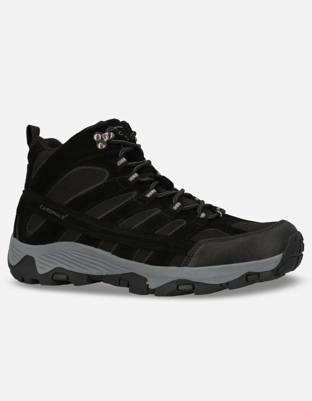 Botines Outdoor Hombre Cuero Bains Negro