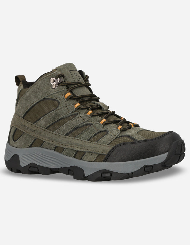 Botines Outdoor Hombre Cuero Bains Verde