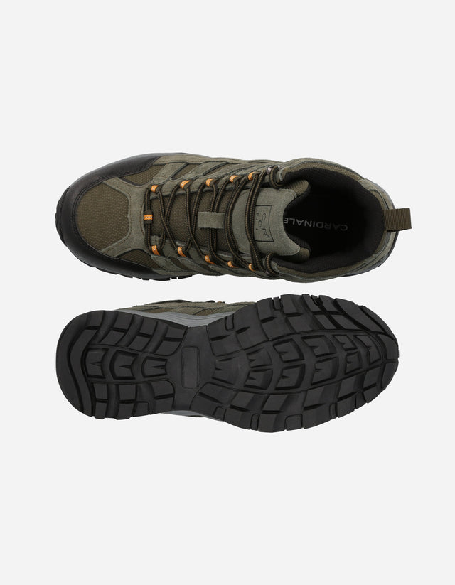 Botines Outdoor Hombre Cuero Bains Verde