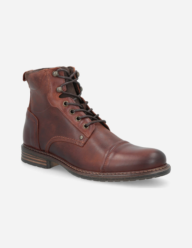 Botines Hombre Cuero Baiona-6-03 Café