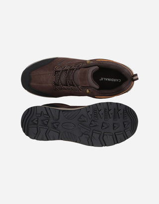 Zapatos Trekking Hombre Cuero Y Textil Bard-0-39 Café