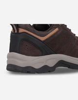 Zapatos Trekking Hombre Cuero Y Textil Bard-0-39 Café