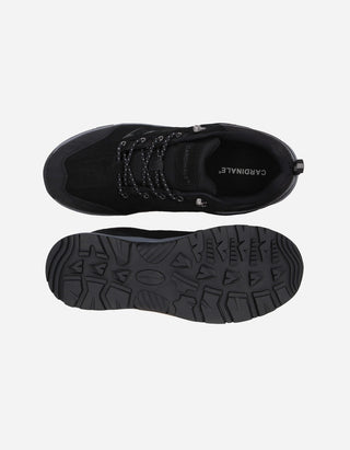 Zapatos Trekking Hombre Cuero Y Textil Bard-0-39 Negro