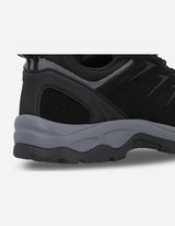 Zapatos Trekking Hombre Cuero Y Textil Bard-0-39 Negro