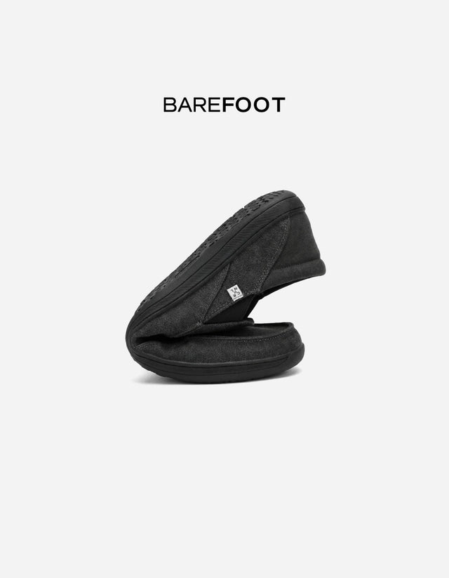 Zapatos Barefoot Slip-On Hombre Textil Bare Sand Negro