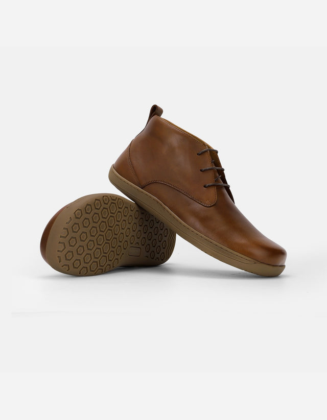 Botines Formal Hombre Barefoot Bare Urban Brandy