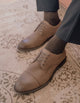 Zapatos Hombre Cuero Barker-0-33 Café