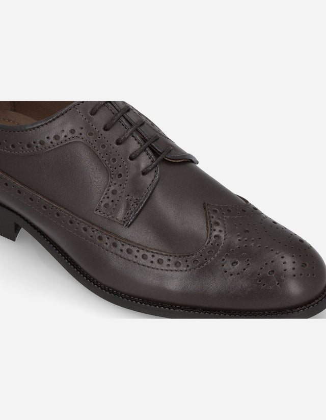Zapatos Hombre Cuero Barnet-0-01 Café