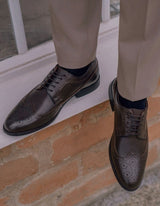 Zapatos Hombre Cuero Barnet-0-01 Café