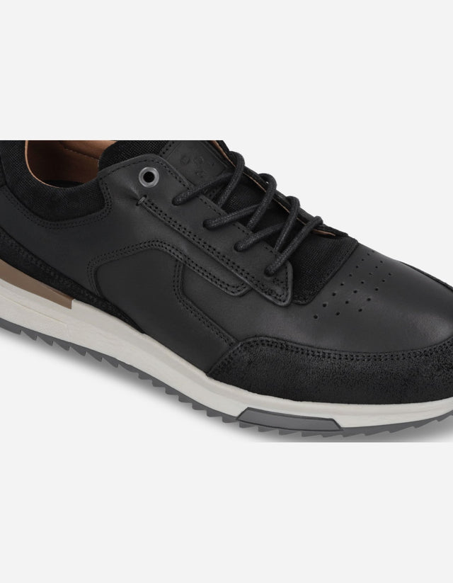 Zapatillas Urbanas Hombre Cuero Ben-0-36 Negro