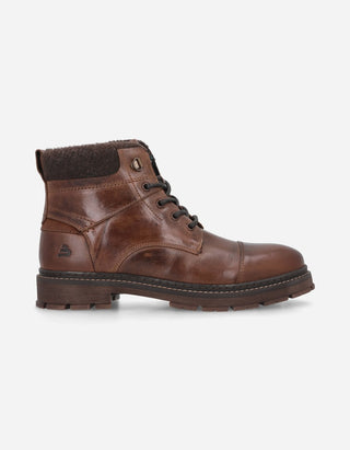 Bullboxer Botines Hombre Cuero Biggar-6-21 Brandy