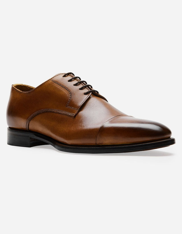 Zapatos Hombre Formales Suela Cuero Magno Bigli-0-01 Brandy
