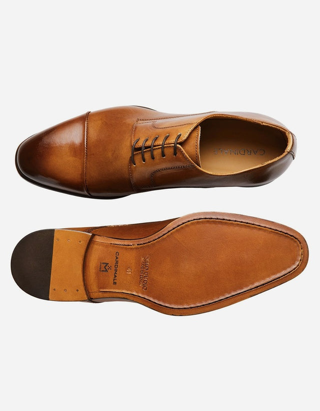 Zapatos Hombre Formales Suela Cuero Magno Bigli-0-01 Brandy