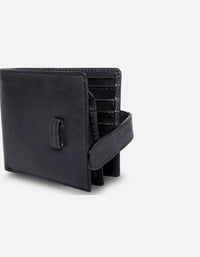 Billetera Cuero Vo02 Negro