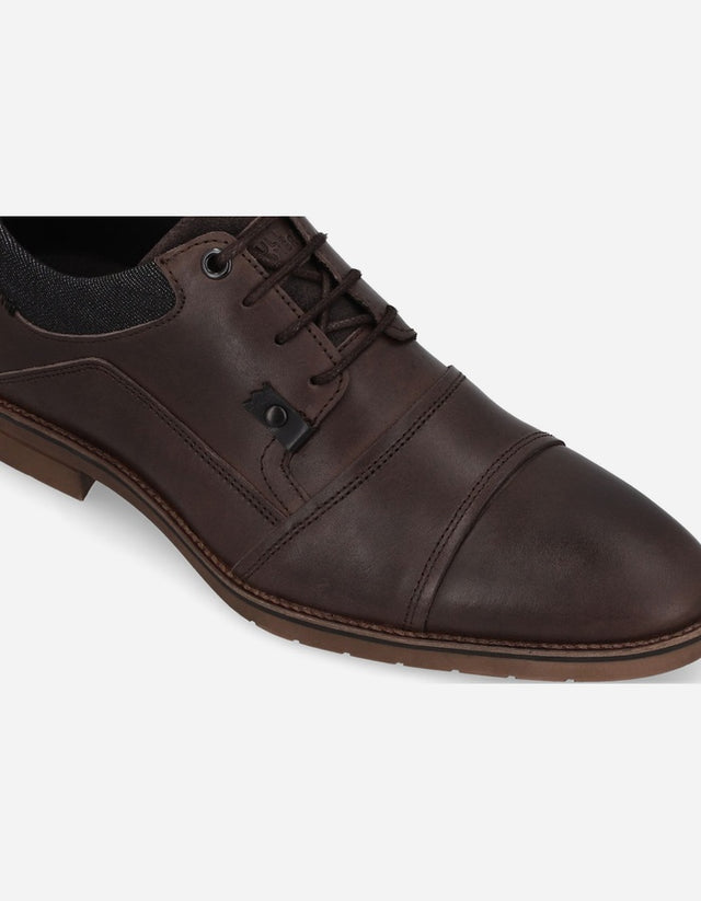 Bullboxer Zapatos Hombre Cuero Y Textil Bladel-0-50 Café