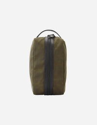 Neceser Hombre Textil Efecto Cuero Bolso-Nec01 Café
