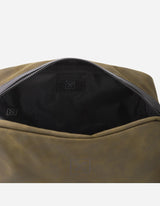 Neceser Hombre Textil Efecto Cuero Bolso-Nec01 Café