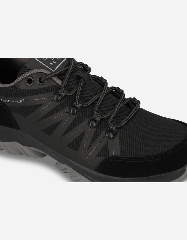 Zapatilla Outdoor Hombre Textil Bresse Negro