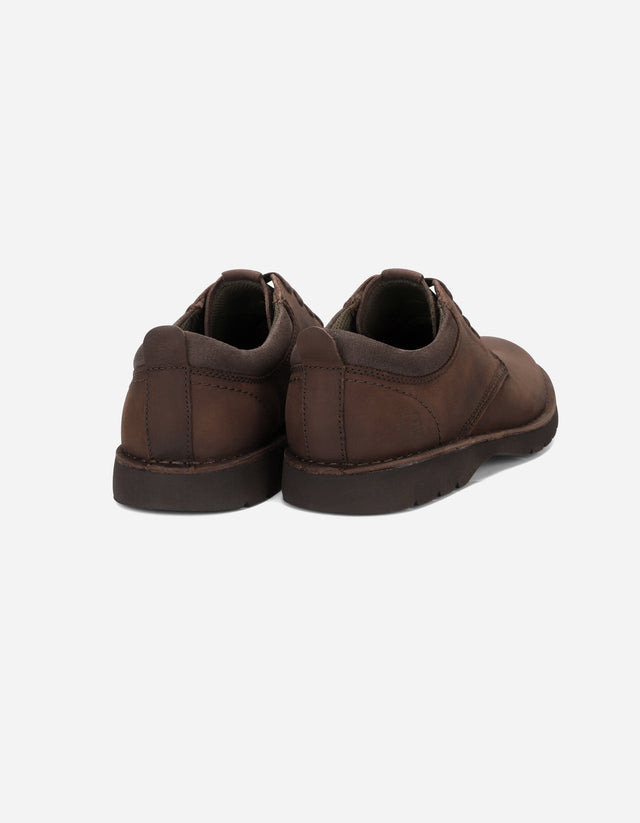 Zapatos Casual Hombre Cuero Bruxton Café