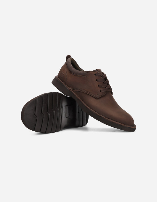 Zapatos Casual Hombre Cuero Bruxton Café