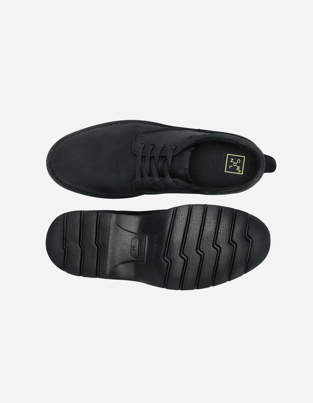 Zapatos Casual Hombre Cuero Bruxton Negro