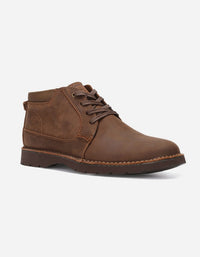 Botines Hombre Cuero Bruxton-6-03 Café