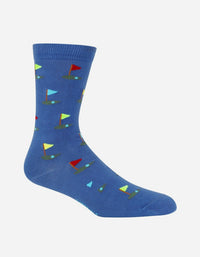 Calcetines Algodón Hombre 0034-Glf_Az