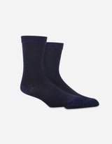 Pack 2 Pares Calcetines Algodón Hombre Ca66 Azul