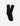Calcetines Hombre Algodón Negro Con Puntitos (Talla 39-45) Calc-1U-Pt01