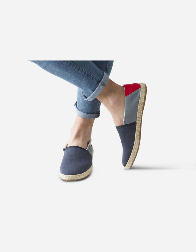 Alpargatas Hombre Textil Caledonia-4-01-Azul
