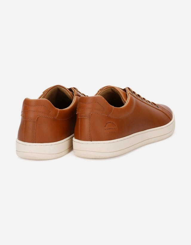 Zapatillas Hombre Cordones Cuero Chess-0-07 Brandy