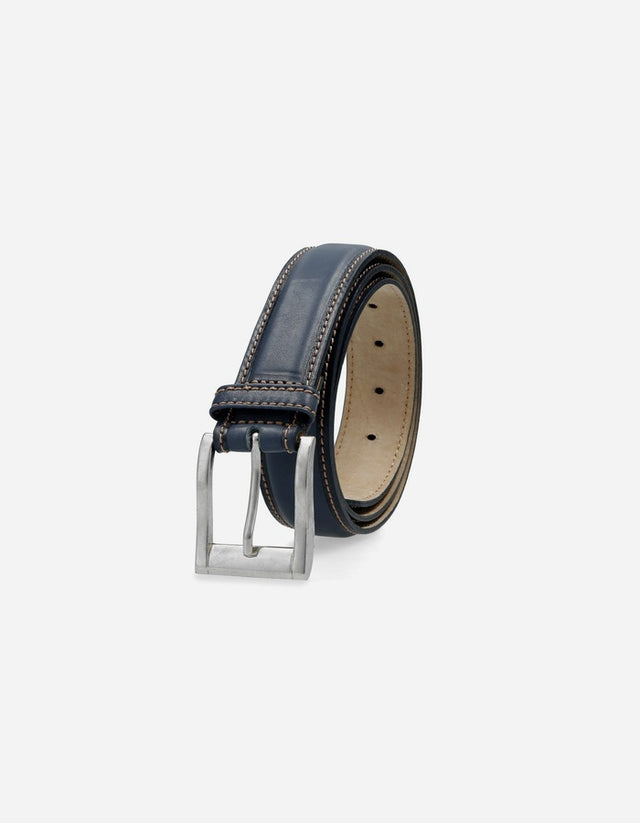 Cinturón Cuero Hombre Azul -4881