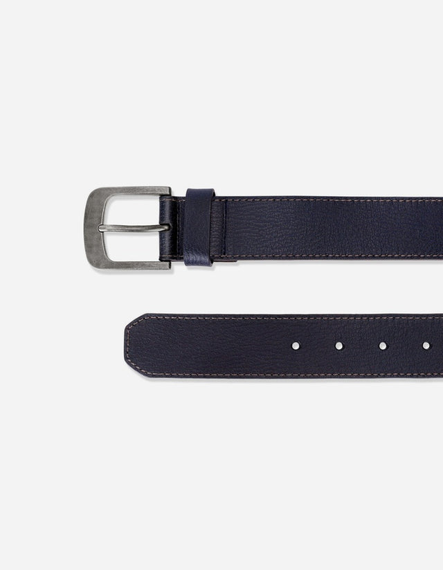 Cinturón Cuero Hombre Cint-Cc02-Azul