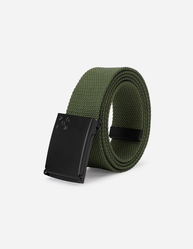 Cinturón Textil Hebilla Ajustable Hombre Cint-Tkk1-Verde A
