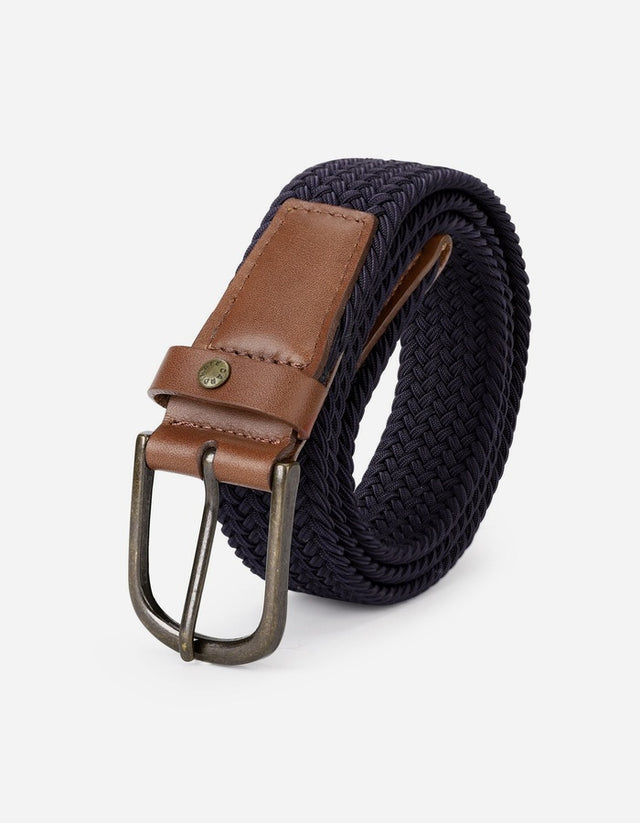 Cinturón Trenzado Elasticado Hombre Cint-Tr01-Azul A