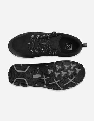 Zapatillas Hombre Outdoor Cuero Y Textil Cliffrocken-0-01 Negro