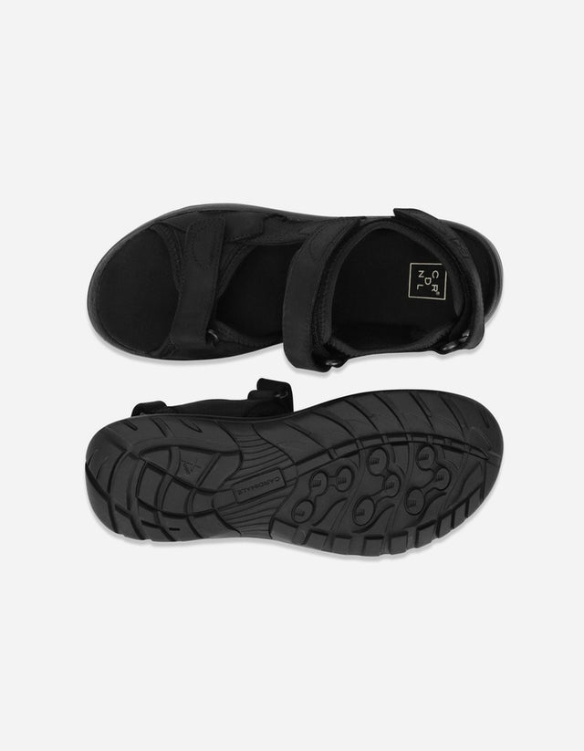 Sandalias Hombre Cuero Coastown-9-01 Negro