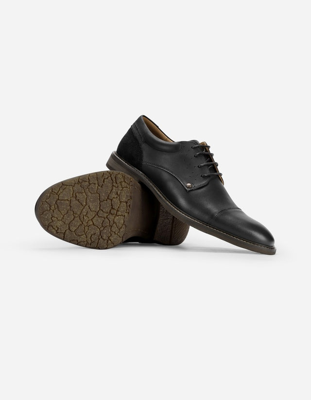 Zapatos Hombre Cuero Corktown-0-02 Negro