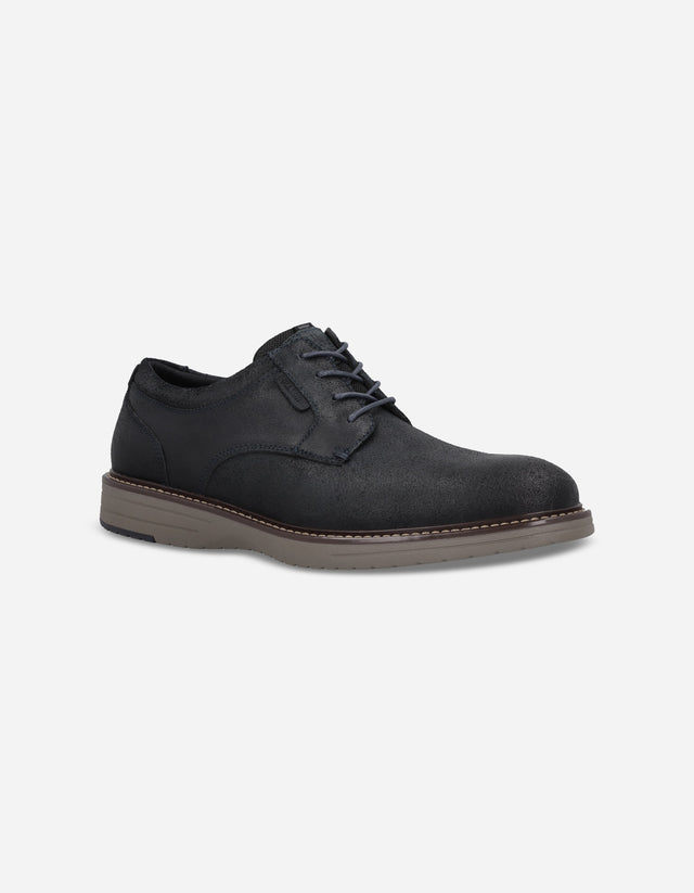 Zapatos Casual Formal Hombre Derby Cuero Crieff-0-31 Azul Bullboxer